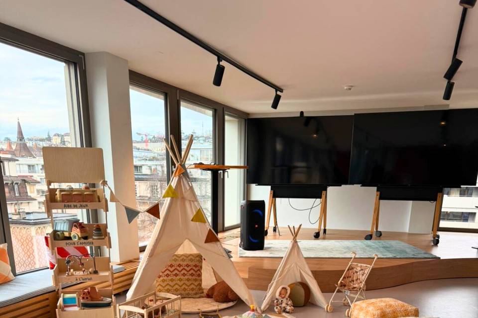 Espace de jeux et d'animations