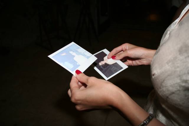 Des polaroid de mariage