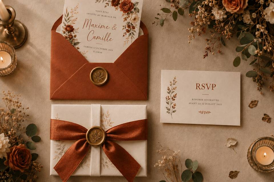 Mariage M&C - Faire-part