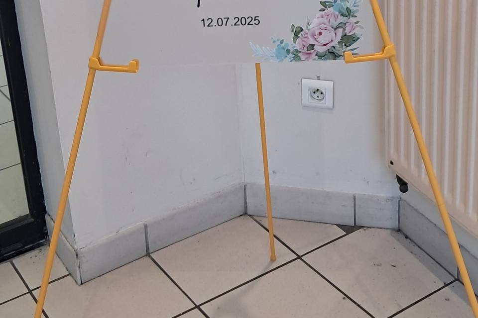 Plaque de bienvenue