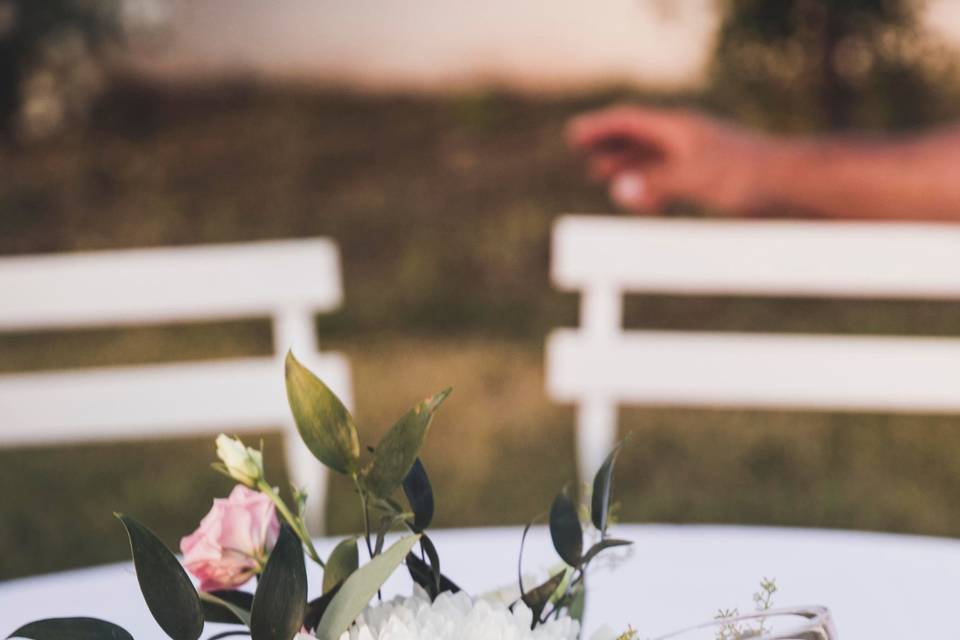 Centre de tables fleurs