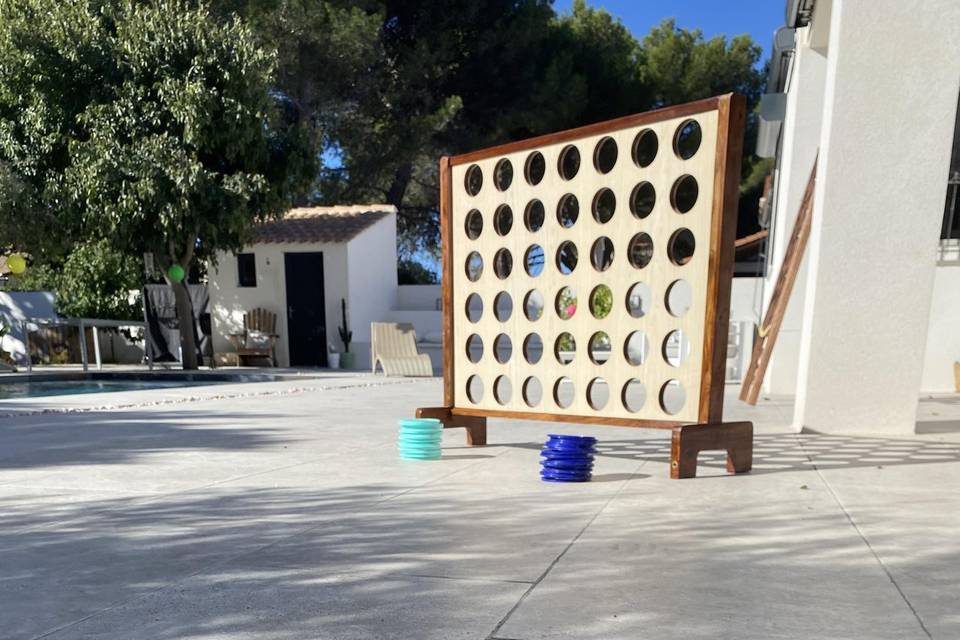 Location de jeux en bois géant