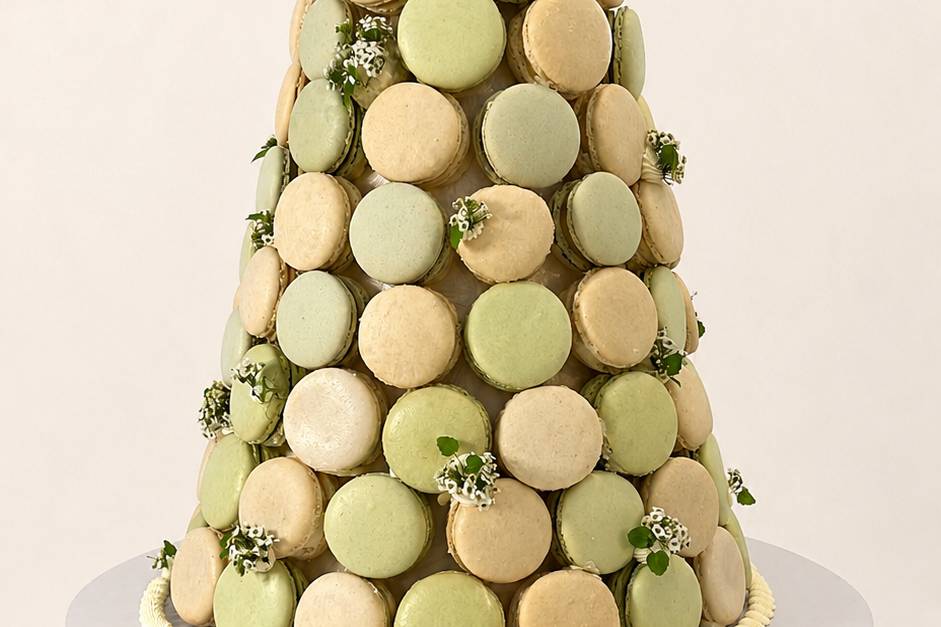 Pièce montée macarons