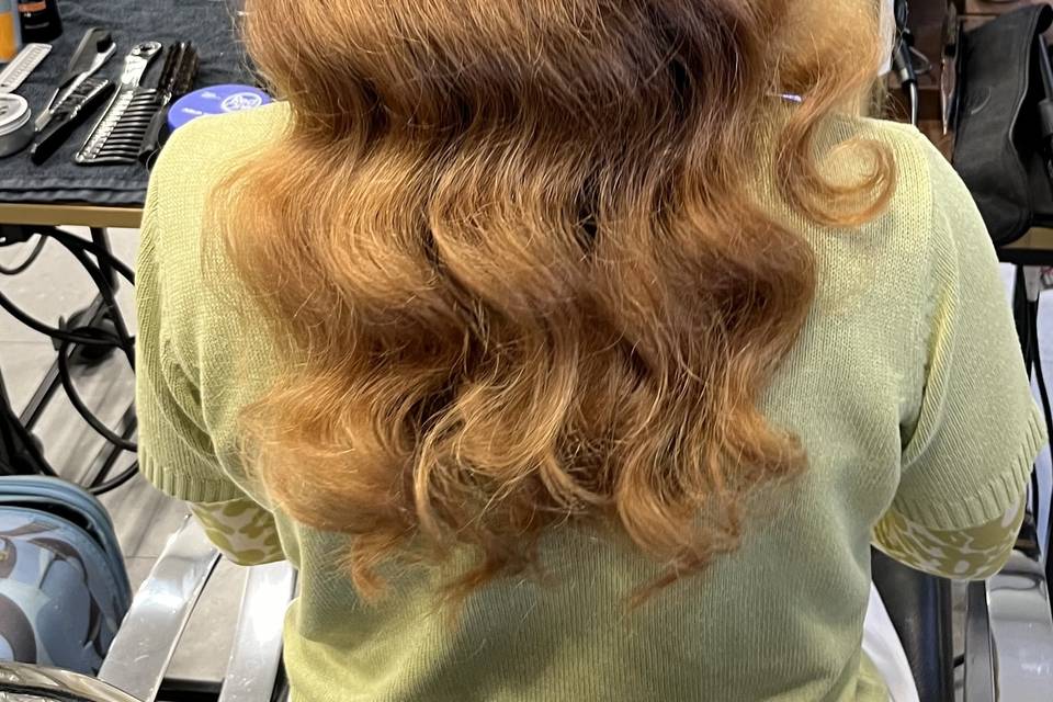 Coiffure ondulation