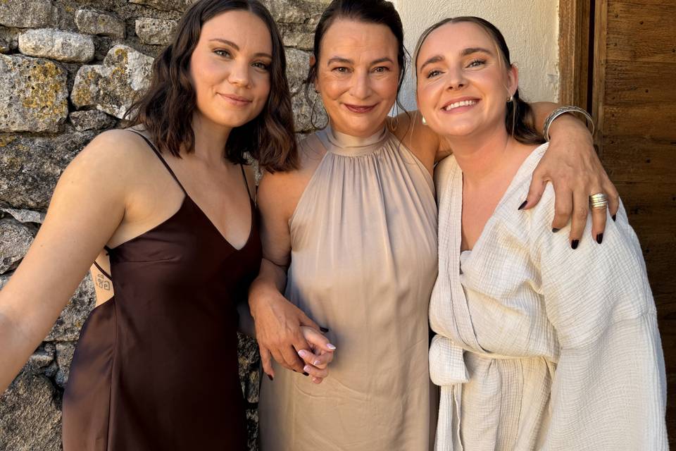 Maquillage invitée + Mariée