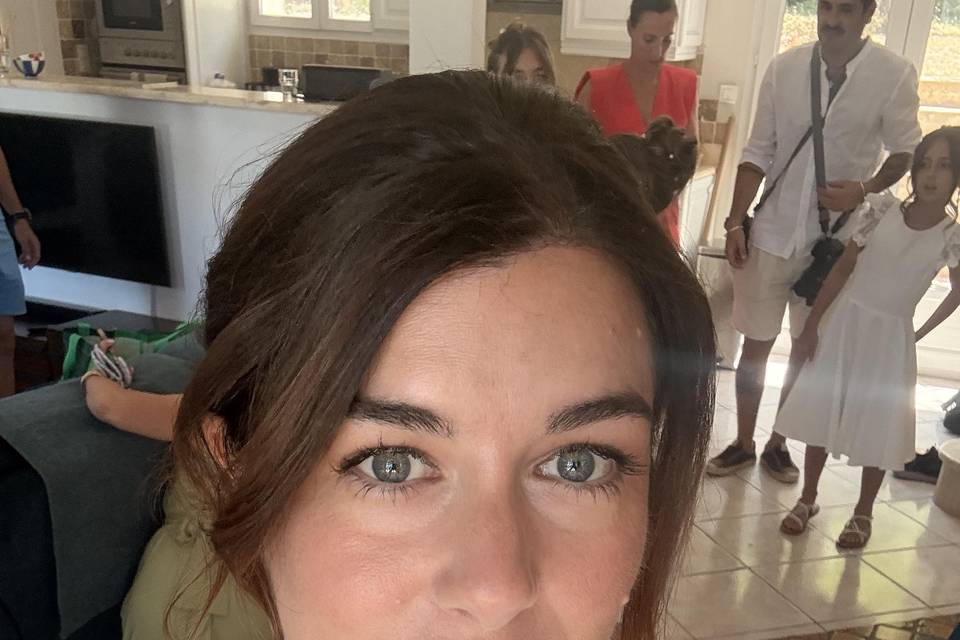 Résultat maquillage mariée