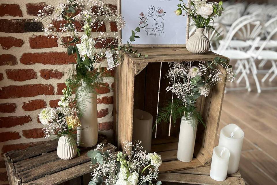 Décor caisse en bois