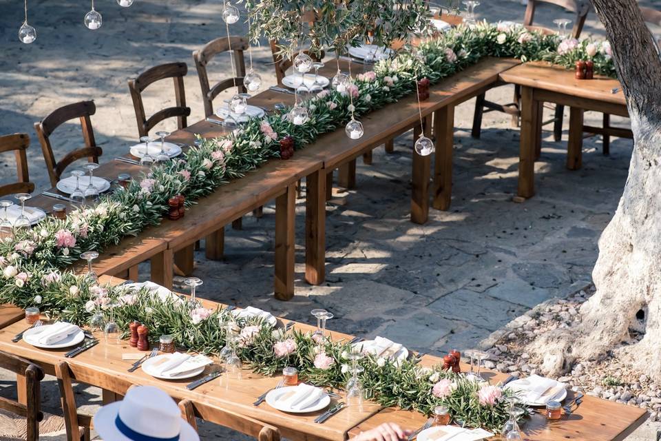 Banquet de mariage en Crète