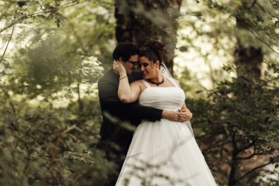 Shooting couple mariage dans l