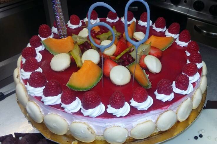 Gâteau aux fruits rouges