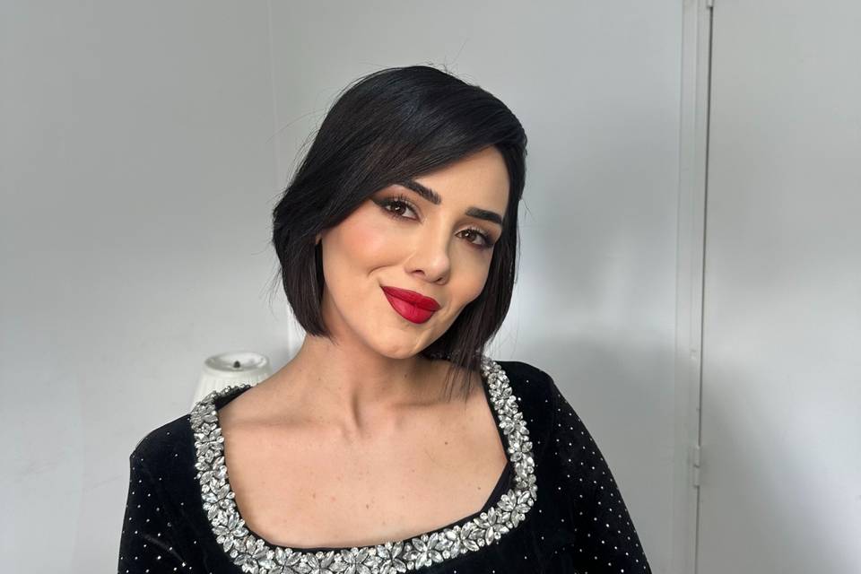 Glamour makeup