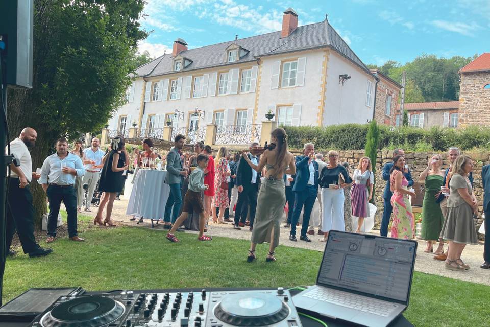 Mariage rhône avec violoniste