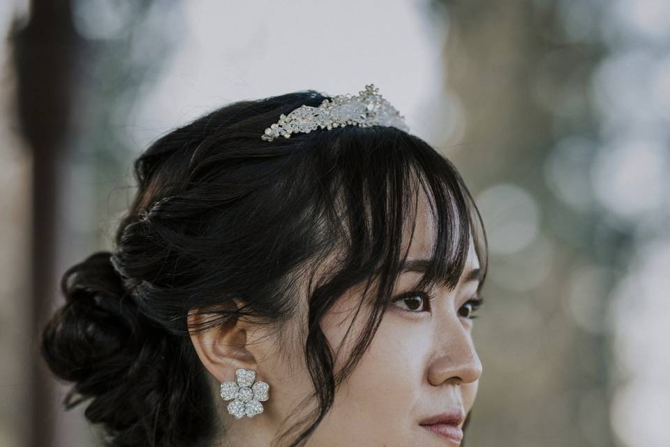 Portrait de la mariée
