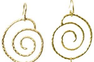 Boucles d'oreilles or et perle