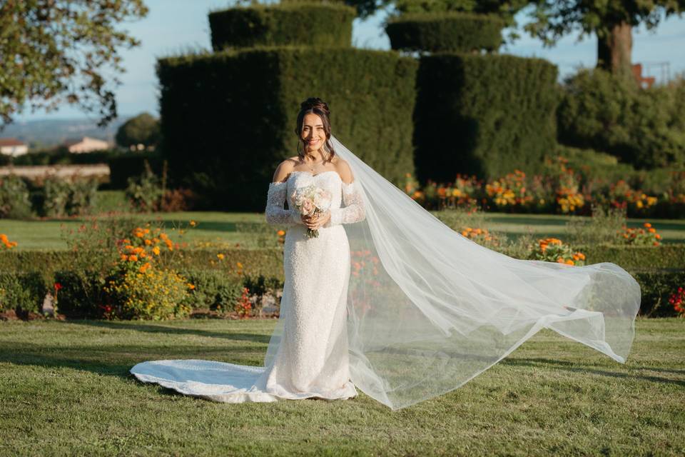 Portrait de la mariée