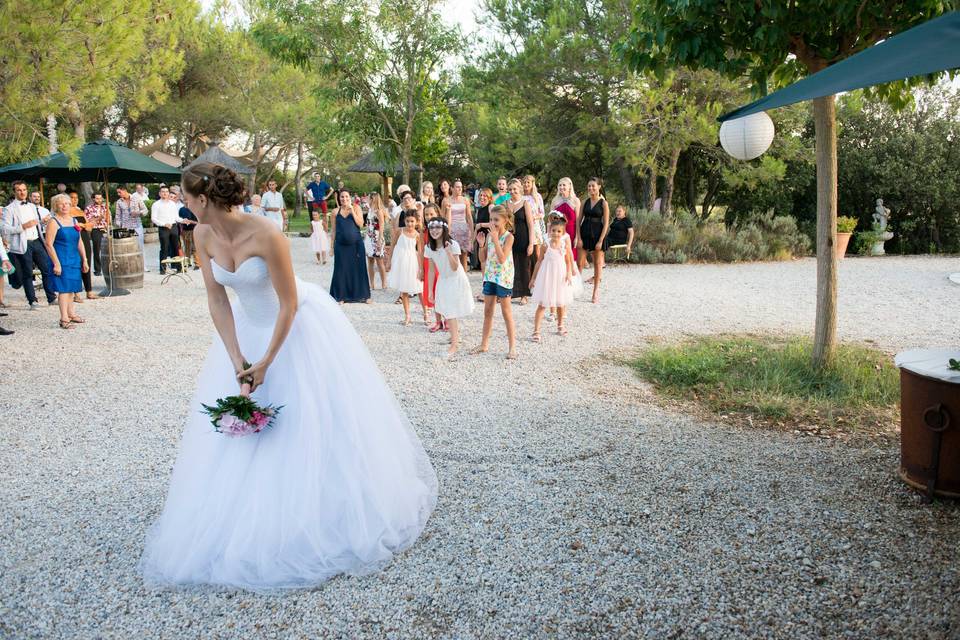 Lancer de bouquet