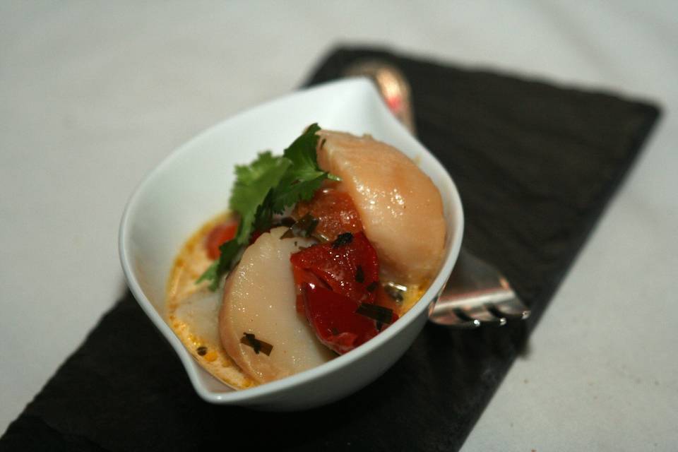 Cassolette de saint jacques
