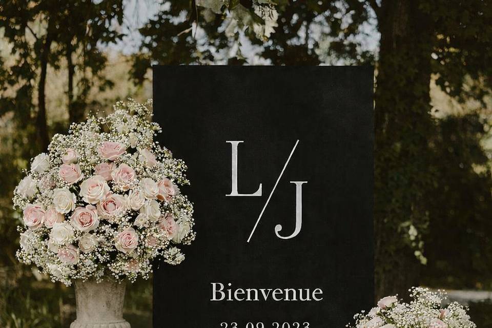 Panneau bienvenue