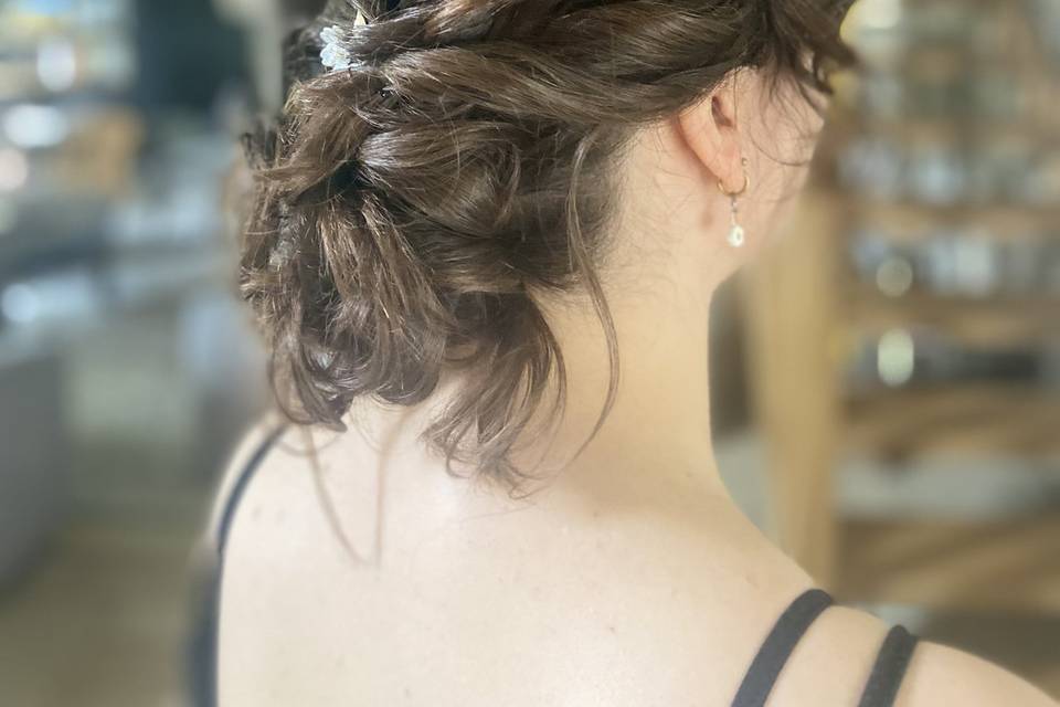 Chignon bohème