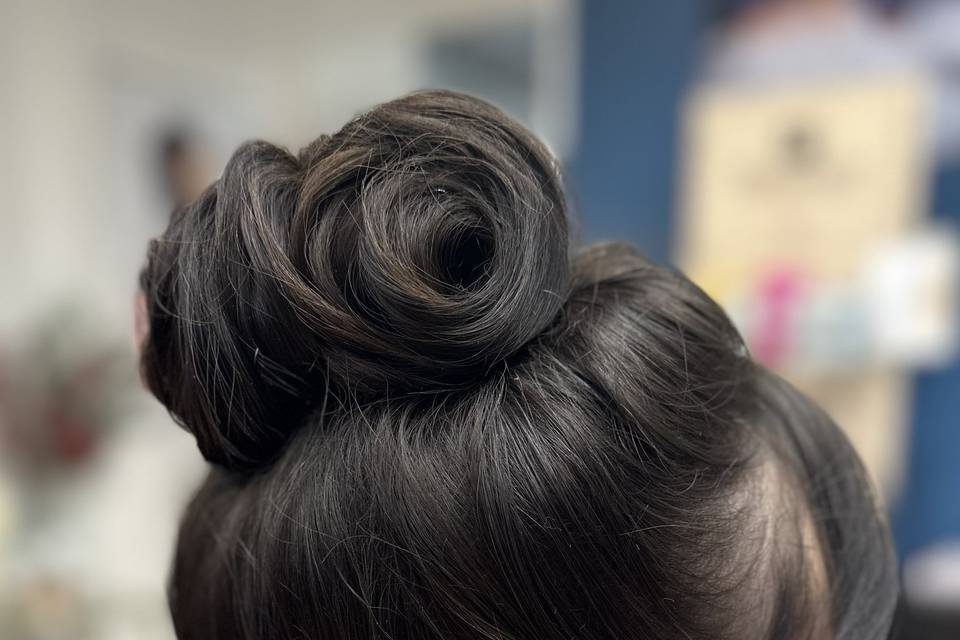 Chignon haut