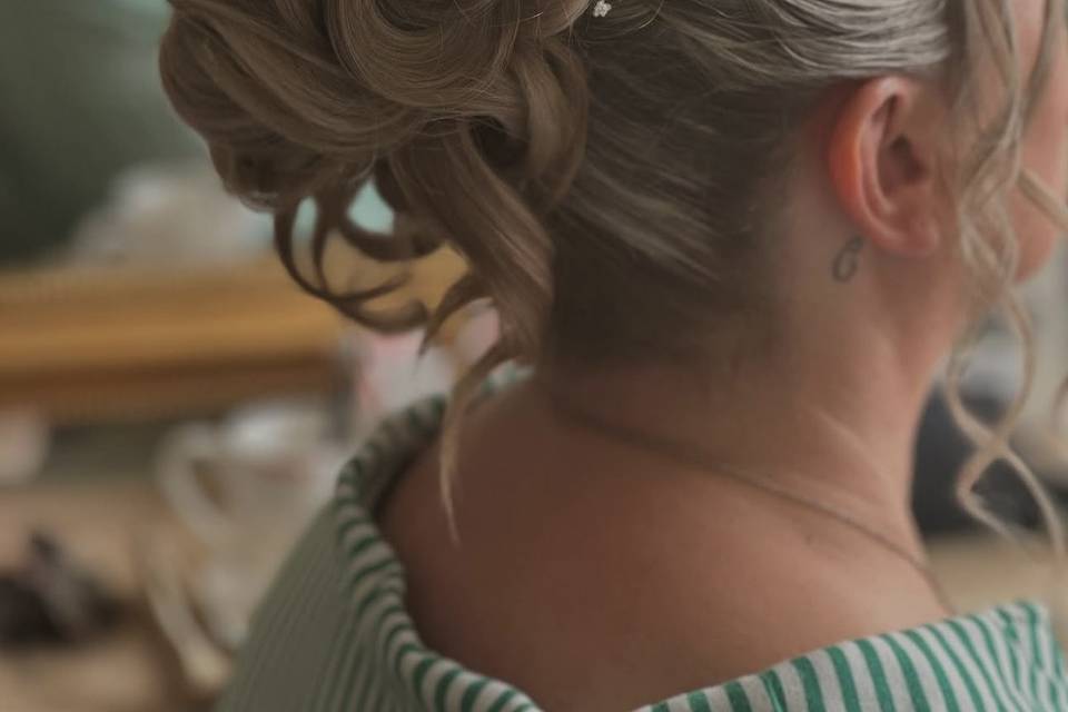 Chignon bohème