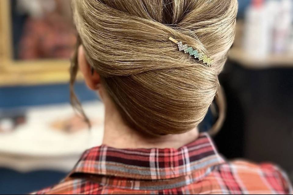 Chignon demi banane