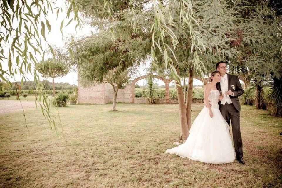 Amoureux au jardin