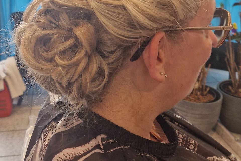 Chignon tressé