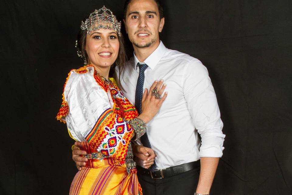 Tenue kabyle en studio