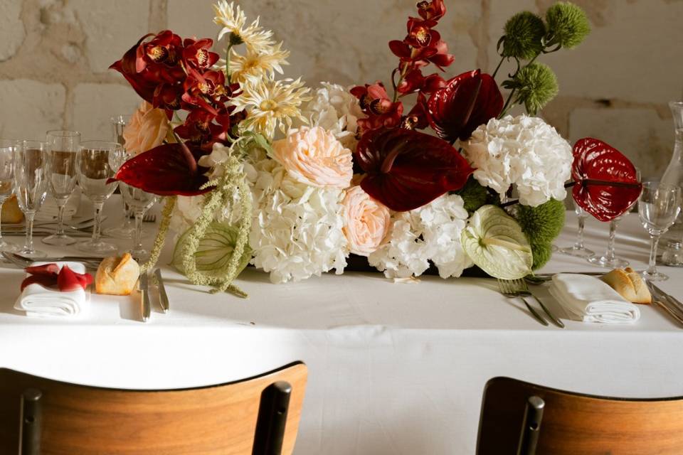 Composition table d'honneur