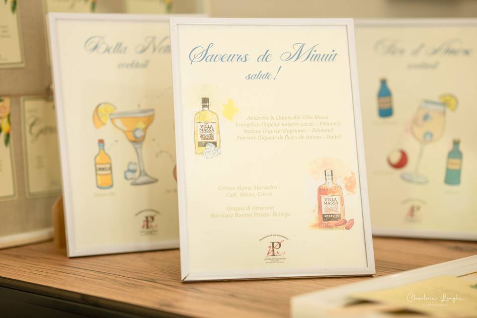 Affiches cocktails - Dolce Vit