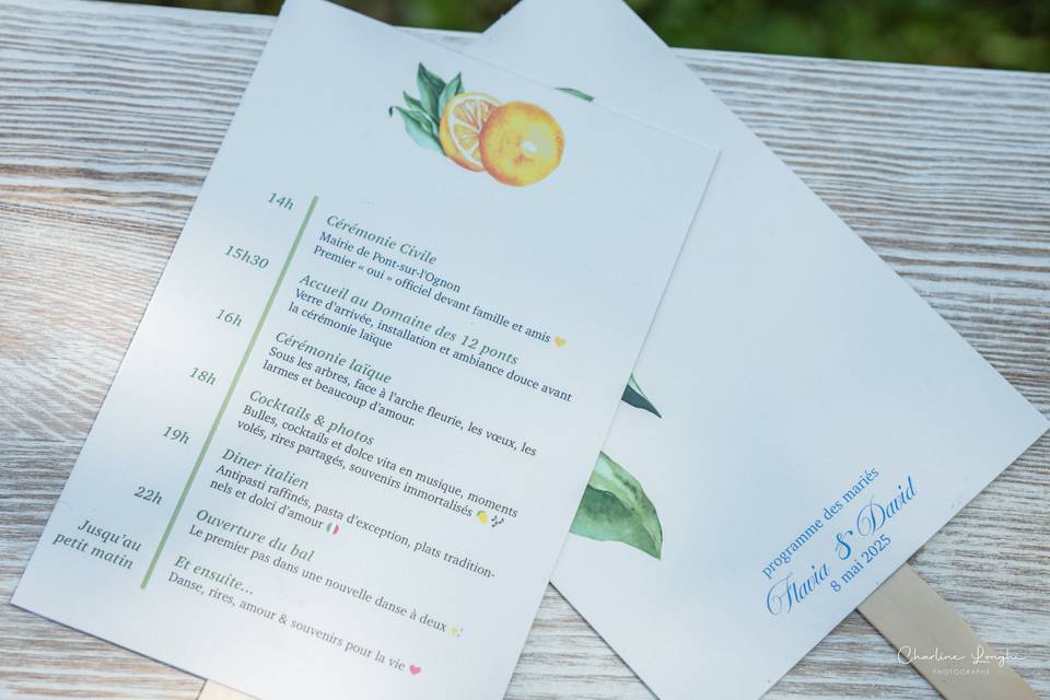 Programme éventail - DC
