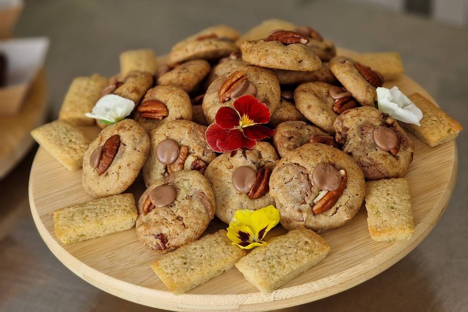 Cookies lactée et noix de pécan