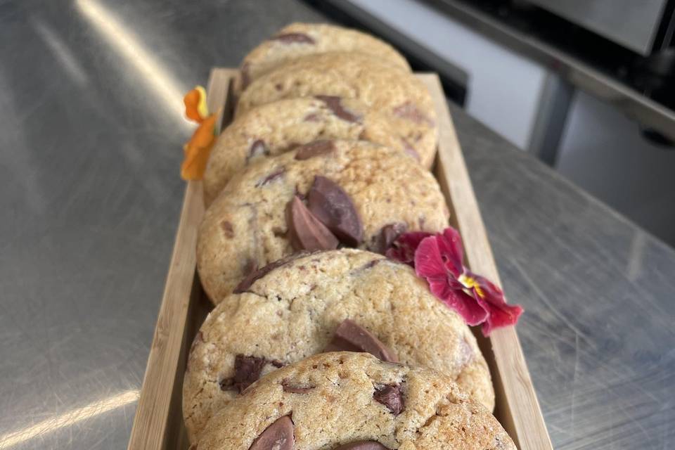 Cookies aux 2 chocolats maison