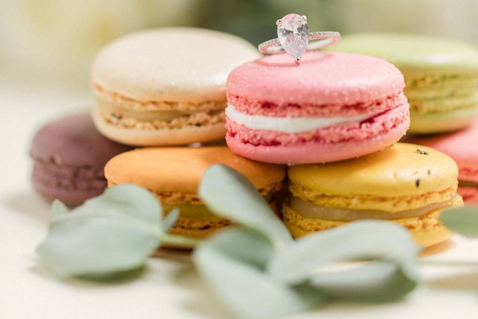 Macarons et une bague
