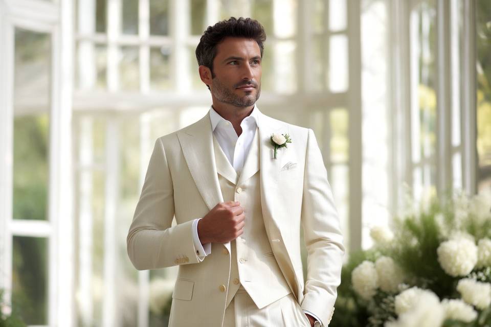 Mariage Bridgerton costume bla