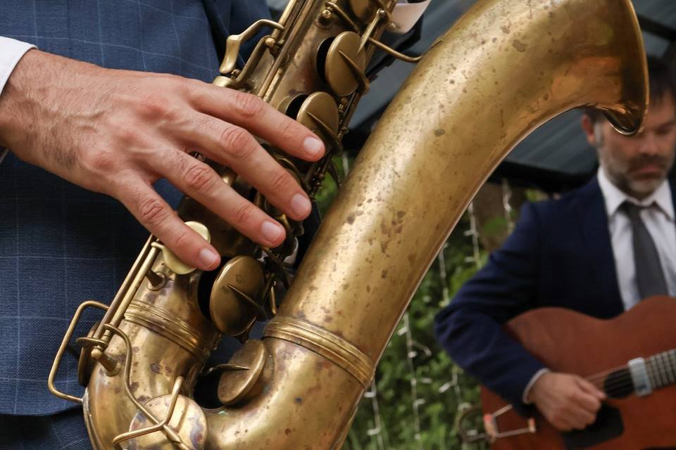 Saxophoniste du trio Jazz