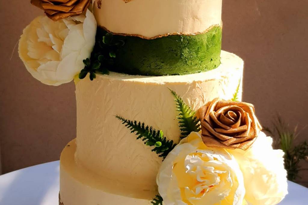 Décor de gâteau Joyeux Anniversaire Rose Blush - L'Île Aux Cotillons