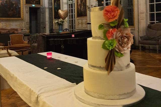 Wedding Cake argenté
