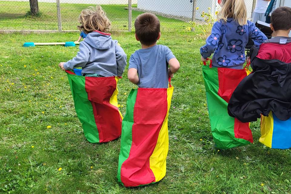 Course en sacs