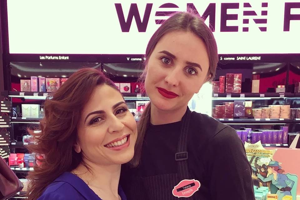 Benefit cosmetics experience