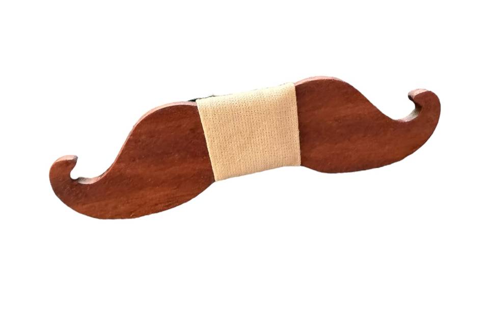 Noeud papillon en bois