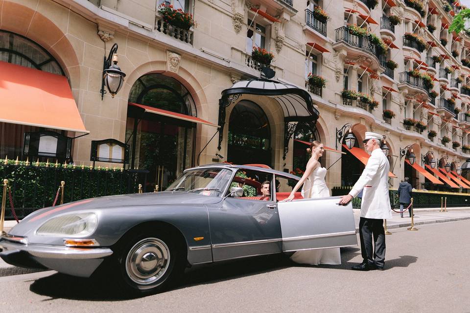 Mariage au Plaza Athénée Paris