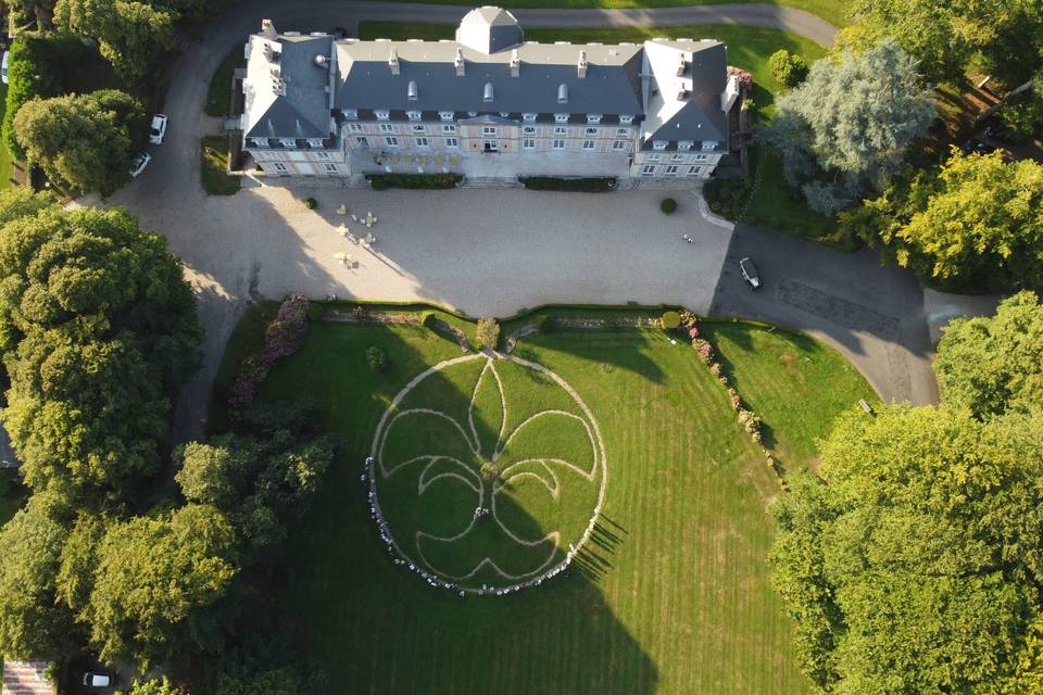 Drone château de Sissi à SASSE