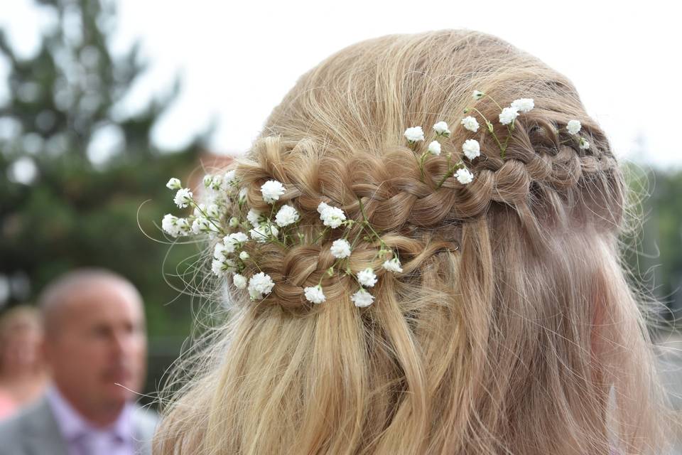 Coiffure de la mariée