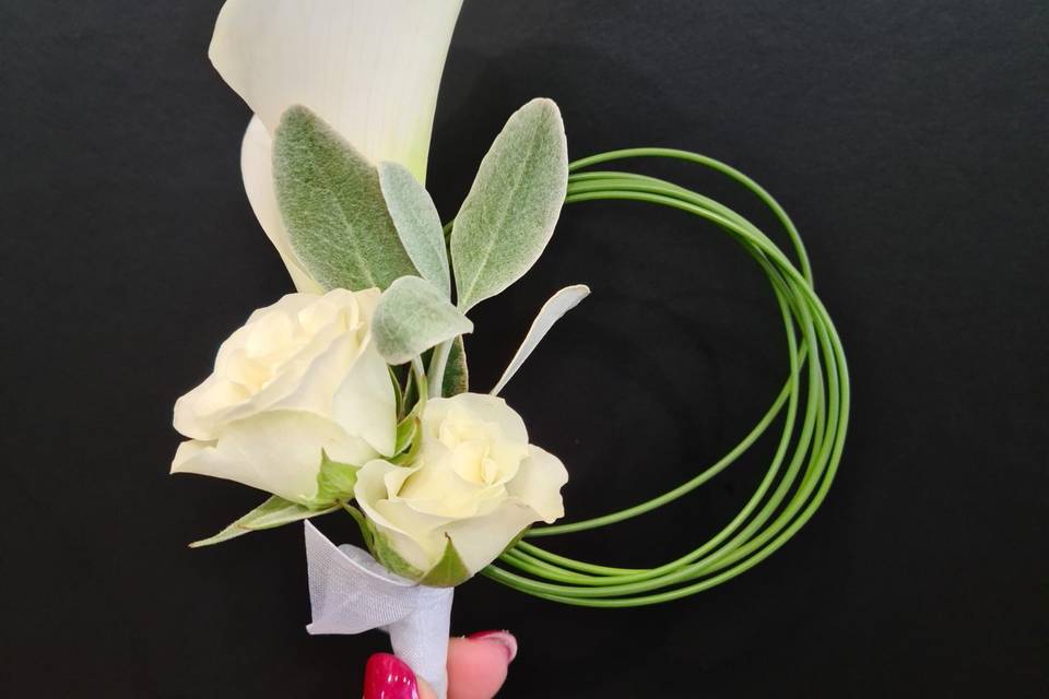 Boutonnière ronde