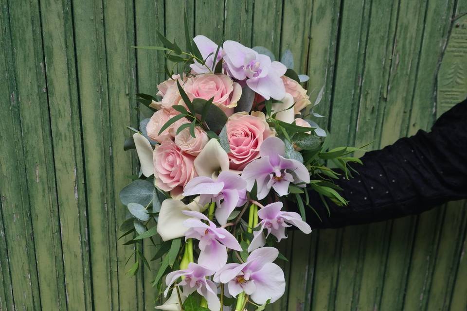 Bouquet de Mariée en Cascade