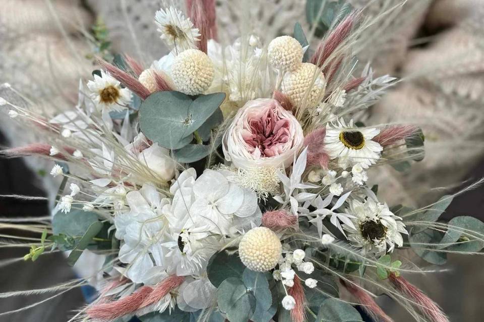 Bouquet de fleurs éternelles