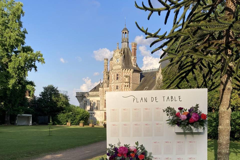 Plan de table sur mesure