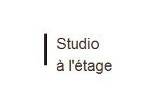 Studio à l'étage